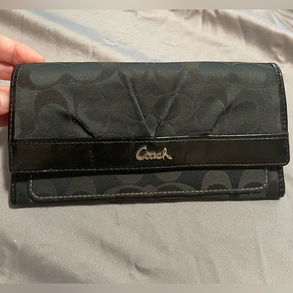Coach black continental wallet - Picture 5 of 15